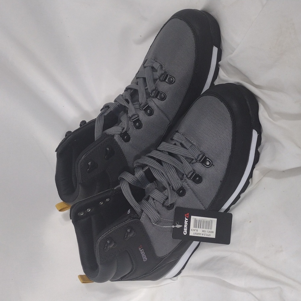 NWOB Gerry Weber Black Replay Men's Hiking Boots Size 10M